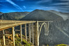The historic Bixby Bridge of California Highway 1.